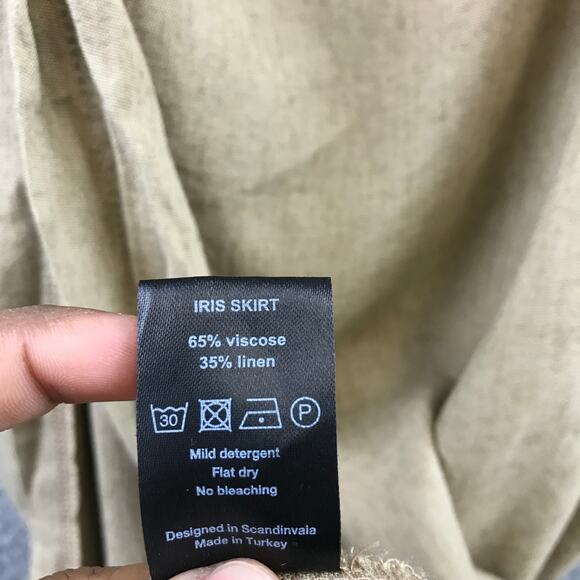 OW Intimates Women's Twisted Irish Linen Skirt - XS - Picture 7 of 8